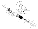 Starter Diagram and Parts List for 73401 5900001-5900260 - 1995 Toro Lawn Tractor
