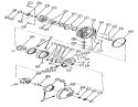 Transmission Assembly Diagram and Parts List for 73401 5900001-5900260 - 1995 Toro Lawn Tractor