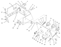Control Panel Diagram and Parts List for 73401 5900001-5900260 - 1995 Toro Lawn Tractor
