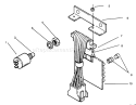 Page O Diagram and Parts List for 73401 5900261-5901260 - 1995 Toro Lawn Tractor