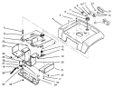 Fender, Fender Supports And Fuel Tank Diagram and Parts List for 73401 5900261-5901260 - 1995 Toro Lawn Tractor