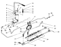 Hydraulic Control System Diagram and Parts List for 73401 5900261-5901260 - 1995 Toro Lawn Tractor