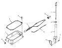 Oil Pan And Dipstick Diagram and Parts List for 73401 5900261-5901260 - 1995 Toro Lawn Tractor