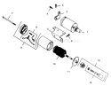 Starter Diagram and Parts List for 73401 5900261-5901260 - 1995 Toro Lawn Tractor