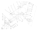 Frame Axle And Steering System Diagram and Parts List for 73402 7900001-7999999 - 1997 Toro Lawn Tractor