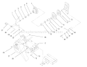 Pto Clutch, Cover And Belt Guides Diagram and Parts List for 73402 7900001-7999999 - 1997 Toro Lawn Tractor