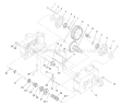 Transmission 8-Speed 8 Pinion (continued) Diagram and Parts List for 73402 7900001-7999999 - 1997 Toro Lawn Tractor