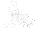 Transmission Assembly Diagram and Parts List for 73402 7900001-7999999 - 1997 Toro Lawn Tractor