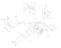 Brake Diagram and Parts List for 73402 7900001-7999999 - 1997 Toro Lawn Tractor