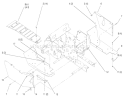 Footrests Diagram and Parts List for 73403 6900001-6999999 - 1996 Toro Lawn Tractor