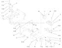 Front Plate, Relays Diagram and Parts List for 73403 6900001-6999999 - 1996 Toro Lawn Tractor