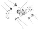 Fuel Pump Diagram and Parts List for 73403 6900001-6999999 - 1996 Toro Lawn Tractor