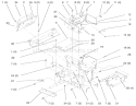 Hoodstand, Console Diagram and Parts List for 73403 6900001-6999999 - 1996 Toro Lawn Tractor