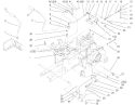Hydro Controls, Brake Diagram and Parts List for 73403 6900001-6999999 - 1996 Toro Lawn Tractor