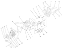 Hydrostatic Transmission (continued) Diagram and Parts List for 73403 6900001-6999999 - 1996 Toro Lawn Tractor