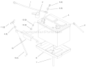 Battery Diagram and Parts List for 73403 6900001-6999999 - 1996 Toro Lawn Tractor