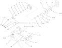 Pto Clutch Pulley Diagram and Parts List for 73403 6900001-6999999 - 1996 Toro Lawn Tractor