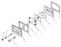 Breather And Vent Diagram and Parts List for 73403 6900001-6999999 - 1996 Toro Lawn Tractor