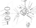 Carburetor Diagram and Parts List for 73403 6900001-6999999 - 1996 Toro Lawn Tractor