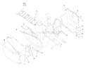 Footrest & Hoodstand Side Covers Diagram and Parts List for 73403 7900001-7999999 - 1997 Toro Lawn Tractor