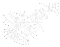 Hitch Assembly Diagram and Parts List for 73403 7900001-7999999 - 1997 Toro Lawn Tractor