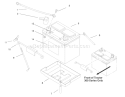 Battery Assembly Diagram and Parts List for 73403 7900001-7999999 - 1997 Toro Lawn Tractor