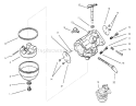 Carburetor Diagram and Parts List for 73403 7900001-7999999 - 1997 Toro Lawn Tractor
