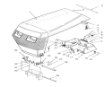 Page W Diagram and Parts List for 73421 3900001-3999999 - 1993 Toro Lawn Tractor