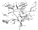 Page M Diagram and Parts List for 73421 5900001-5901046 - 1995 Toro Lawn Tractor