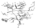 Page M Diagram and Parts List for 73421 5901047-5999999 - 1995 Toro Lawn Tractor