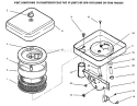 Air Cleaner Diagram and Parts List for 73423 6900001-6999999 - 1996 Toro Lawn Tractor