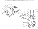 Governor Diagram and Parts List for 73423 6900001-6999999 - 1996 Toro Lawn Tractor