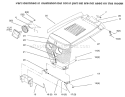 Hood And Grille Diagram and Parts List for 73423 6900001-6999999 - 1996 Toro Lawn Tractor