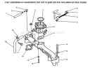 IntakeManifold & Carburetor Diagram and Parts List for 73423 6900001-6999999 - 1996 Toro Lawn Tractor