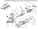 Starter Diagram and Parts List for 73423 6900001-6999999 - 1996 Toro Lawn Tractor