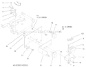 Hoodstand Electrical Housing & Wire Harness Diagram and Parts List for 73423 7900001-7999999 - 1997 Toro Lawn Tractor