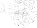 Hydro Control, Brake System Diagram and Parts List for 73423 7900001-7999999 - 1997 Toro Lawn Tractor