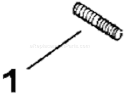 Exhaust Diagram and Parts List for 73428 8900500-8999999 - 1998 Toro Lawn Tractor