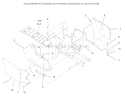 Footrests & Hoodstand Side Covers Diagram and Parts List for 73428 8900500-8999999 - 1998 Toro Lawn Tractor