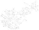 Hitch Assembly Diagram and Parts List for 73428 8900500-8999999 - 1998 Toro Lawn Tractor