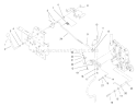 Part Location Diagram of 98-1742-03 Toro Engine Brkt Assembly