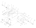 Transmission 8-Speed 4 Pinion Diagram and Parts List for 73428 8900500-8999999 - 1998 Toro Lawn Tractor