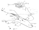 Page K Diagram and Parts List for 73420 3900001-3999999 - 1993 Toro Lawn Tractor