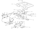 Fender And Supports Diagram and Parts List for 73420 3900001-3999999 - 1993 Toro Lawn Tractor