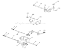 Hitches Diagram and Parts List for 73420 3900001-3999999 - 1993 Toro Lawn Tractor