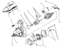 Starter Diagram and Parts List for 73420 3900001-3999999 - 1993 Toro Lawn Tractor