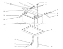 Page B Diagram and Parts List for 73420 4900001-4999999 - 1994 Toro Lawn Tractor