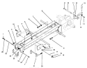 Frame & Hitches Diagram and Parts List for 73440 5900223-5999999 - 1995 Toro Lawn Tractor