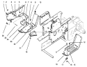 Belt Guard & Footrests Diagram and Parts List for 73440 5900223-5999999 - 1995 Toro Lawn Tractor