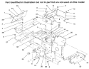 Hoodstand, Console Diagram and Parts List for 73441 69000001-69999999 - 1996 Toro Lawn Tractor